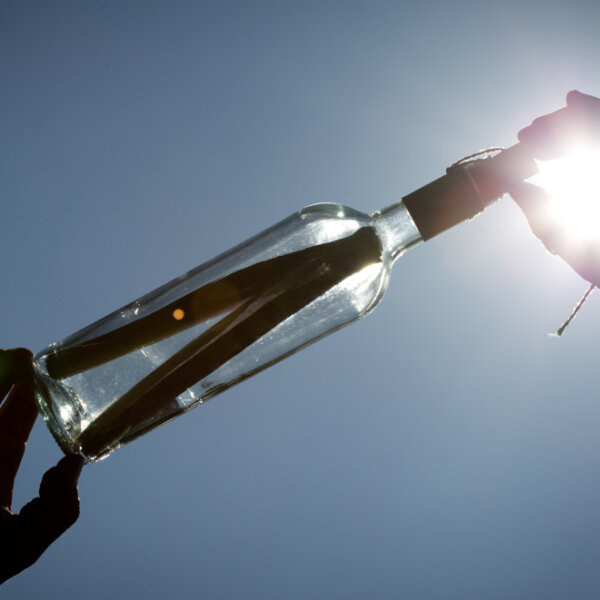 Flaschenpost reiste 15.000 Kilometer durch das Meer