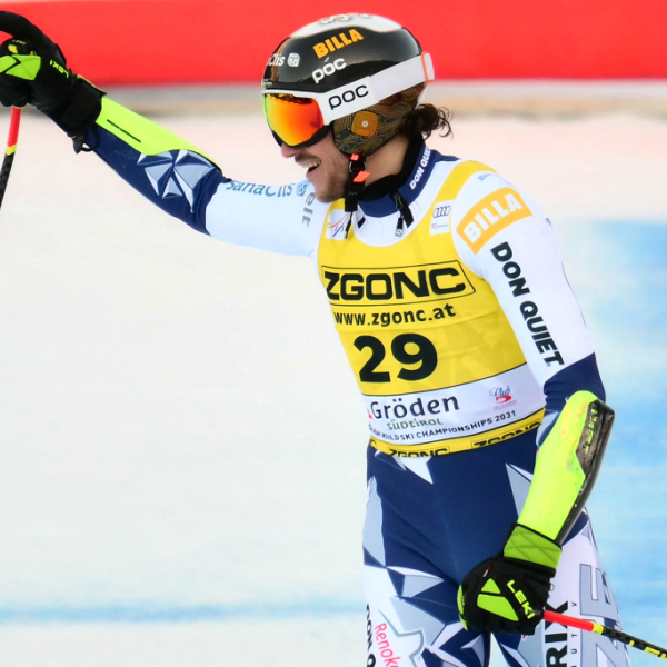 Jan Zabystran gewinnt sensationell den Super-G in Gröden