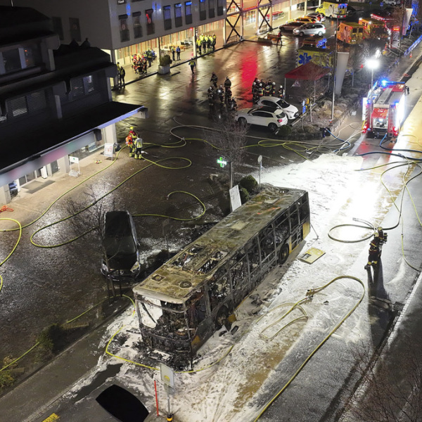 Brand mit 6 Toten in Schweizer Bus